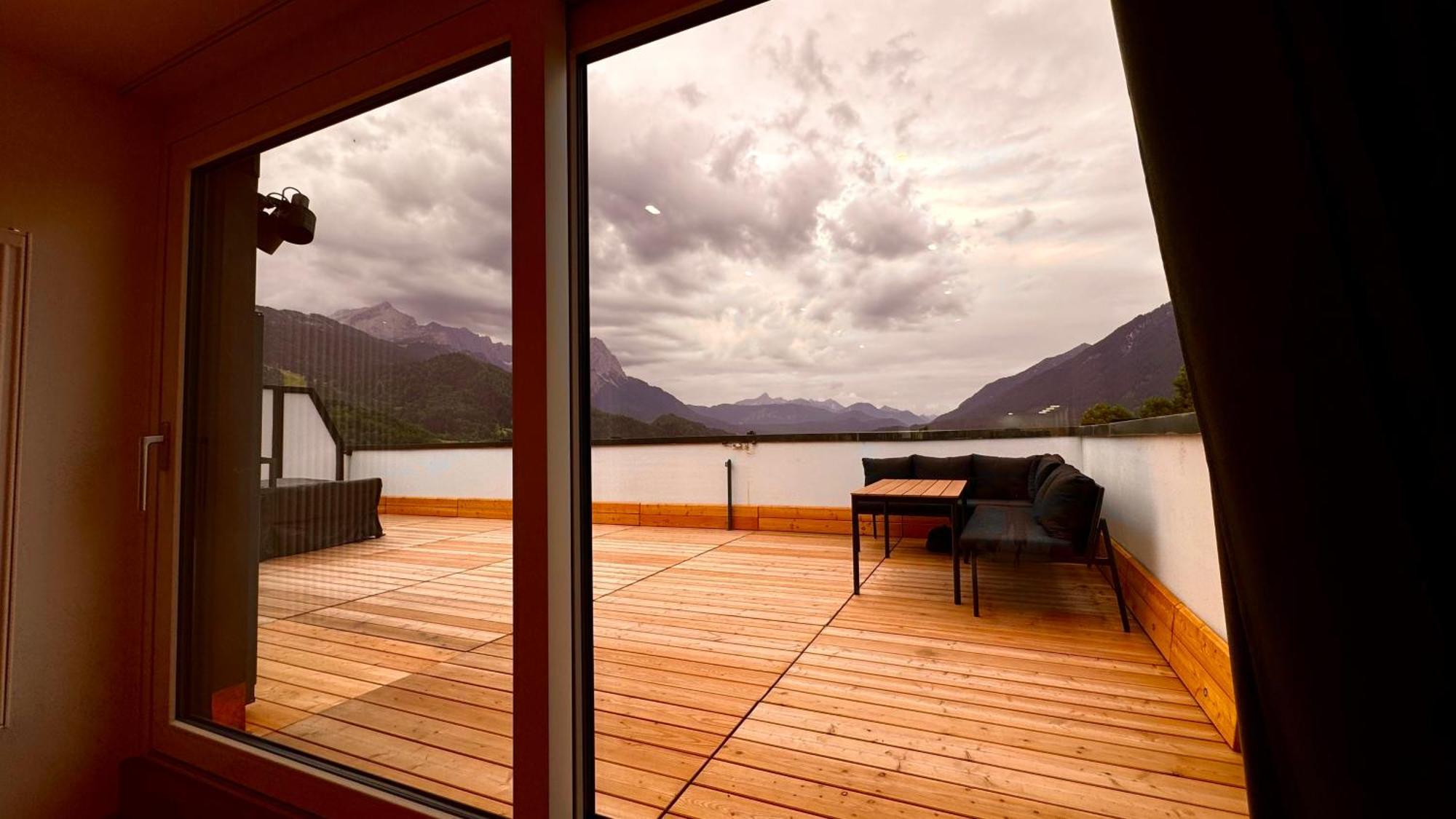 Dachterrasse Panorama-Glueck II Apartman Garmisch-Partenkirchen Kültér fotó