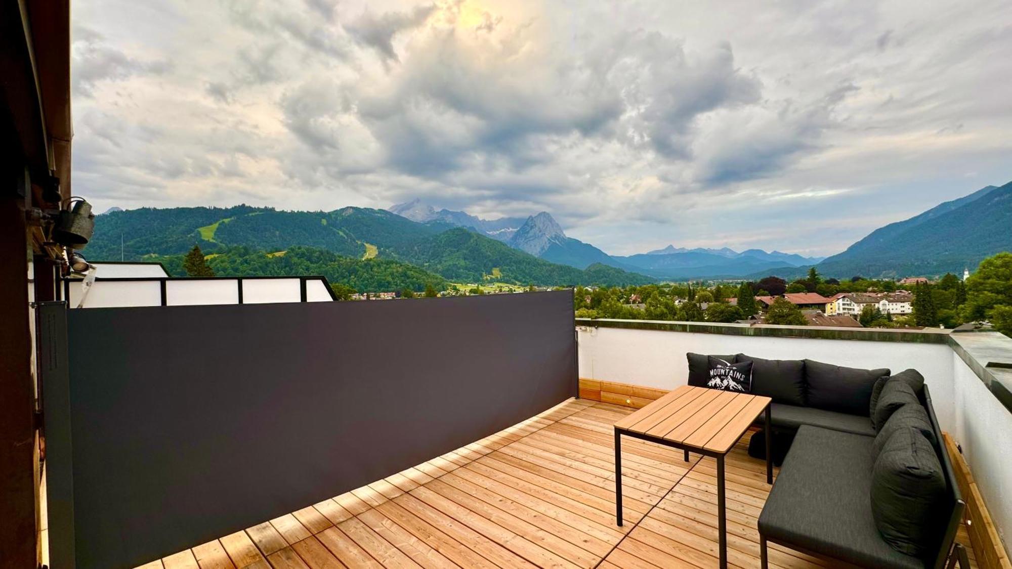 Dachterrasse Panorama-Glueck II Apartman Garmisch-Partenkirchen Kültér fotó